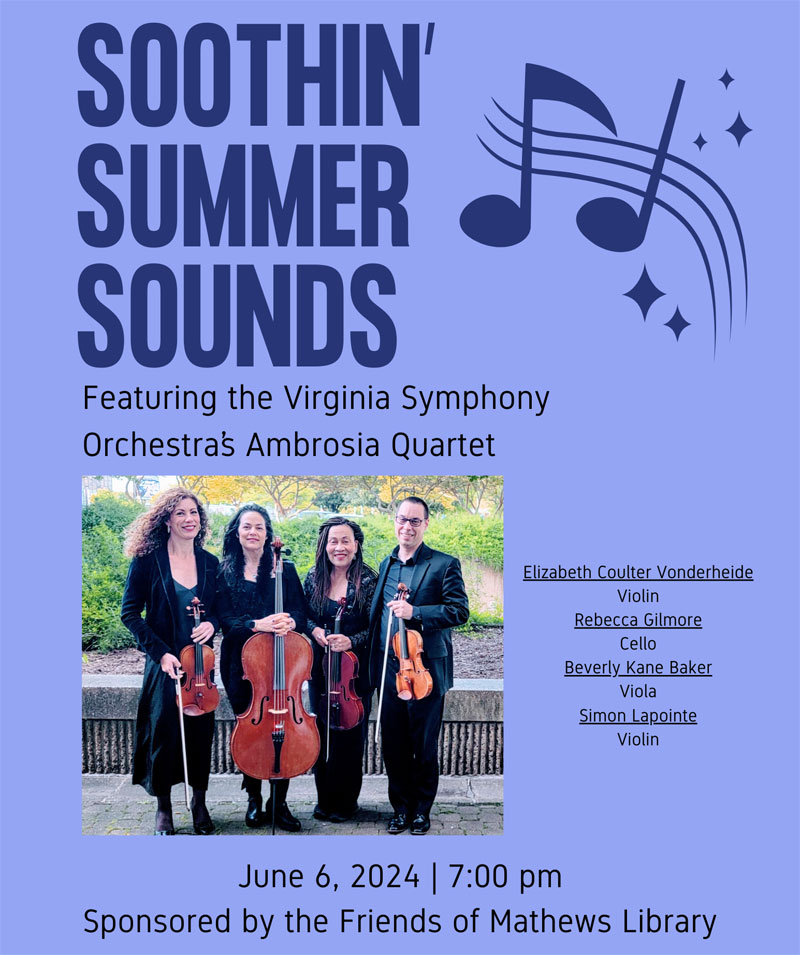 Ambrosia Quartet 2024 Flyer